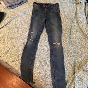 Express high waisted jeans